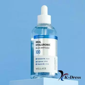Wellage Real Hyaluronic Blue 100 Ампула 100мл 1 PCS