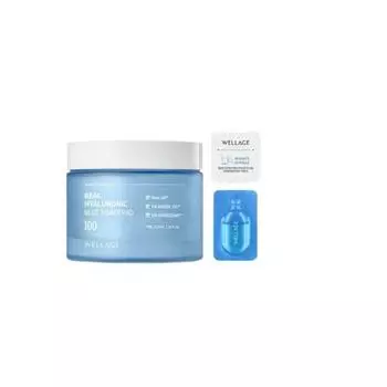 Wellage Real Hyaluronic Blue Toner Pads 70 sheets (+1 day kit)