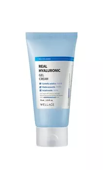 WELLAGE Real Hyaluronic Gel Cream Гиалуроновый гель-крем Уход за кожей Японский авторизованный дистрибьютор продукта (75мл)