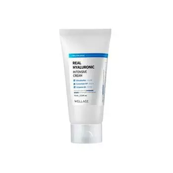 WELLAGE Real Hyaluronic Intensive Cream 75ml - Интенсивный крем с гиалуроновой кислотой
