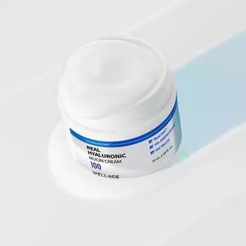 Wellage Real Hyaluronic Mucin Cream 50ml Fast Density Elasticity Snail Cream