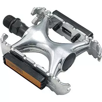 WELLGO Aluminum Pedal Silver 366g Road/ATB/MTB LU-962