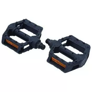 wellgo flat pedal PL black shaft inch black black size 9/16