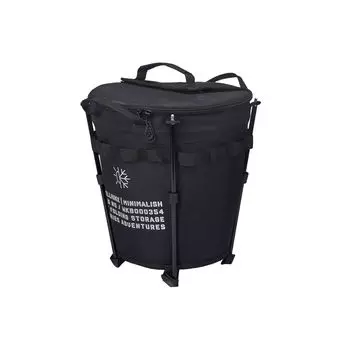 WELLHIKE контейнер-холодильник для кемпинга мусорный бак двойного назначения мягкий контейнер-холодильник сумка-холодильник 20 л складной контейнер для мусора большой емкости контейнер-холодильник (черный) чёрный