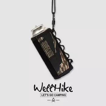 WELLHIKE Ретро Крючок Противопадающий Крышка для Газового Баллона Портативный Мешок Для Хранения Газового Баллона Противоударный Карточка Канистра Аксессуары Для Кемпинга