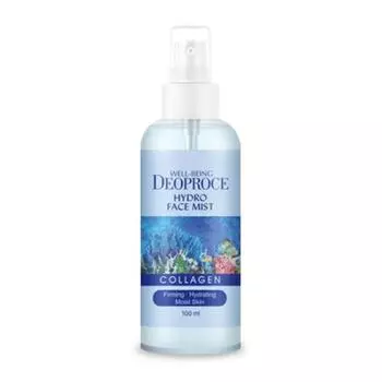 Wellness Deoproce Hydro Face Mist Collagen 100ml - увлажняющий спрей для лица с коллагеном