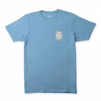 WELLS TLRT BLUE HEAVEN Blue S [Brixton] S/S Мужская футболка [Товар]