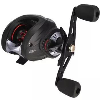 Wellvie classy Octopus Fishing Bait Reel Bass Fishing AC200 Double Shaft Reel Right Hand Beginner River Fishing Sea Fishing 6.31 13+1BB (черный) чёрный