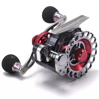 Wellvie classy Skein fishing Raft caterpillar Loofah fishing Octopus Squid 10BB single shaft reel for raft Катушка Taiko с ровным намотчиком 2.61 Drop-in (красный) красный