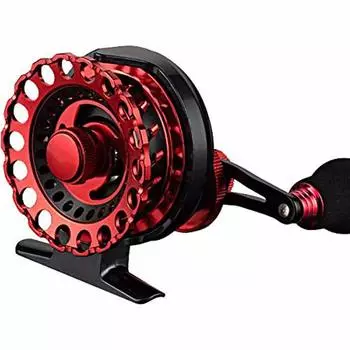 Wellvie Drop Reel Skein Reel Chinu Алюминий Machine Cut x Fishing/Squid 12.6 (Красный Черный) красный