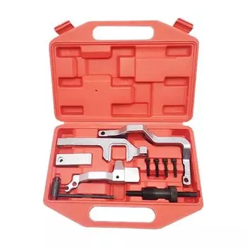 WELLVIE Набор инструментов для регулировки фаз газораспределения двигателя, набор из 10 предметов для выравнивания распределительных валов, иномарок, импортных автомобилей, специальные инструменты, совместимые модели N12 N14 MINI COOPER /