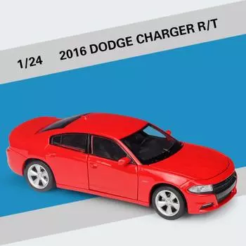 WELLY 1/24 2016 Dodge Charger R/T литая модель автомобиля игрушечная имитация транспортных средств металлические игрушки для коллекционирования в подарок детям фиолетовый