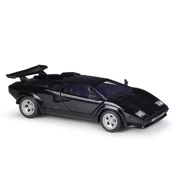 Welly 1/24 Lamborghini Countach LP5000s литой спортивный автомобиль модель литой металл гоночный автомобиль модель имитационная коллекция детская игрушка подарок белый