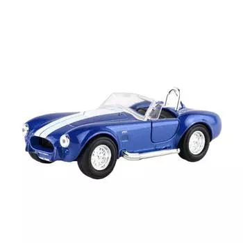 WELLY 1/36 1965 Shelby Cobra 427 S/C литая модель автомобиля из металла классическая ретро-модель автомобиля с высокой имитацией детская игрушка в подарок синий