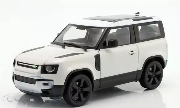WELLY Land Rover Defender Mini Car Land Rover Defender 2020 1/24 (White) [Item]