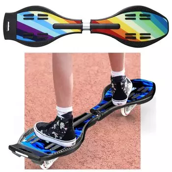 Welz Ess Board 76 см скейтборд детский светящийся покрышка кикборд Ess Board S Board ess Board детский (радуга)