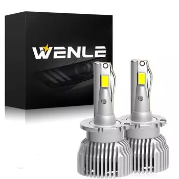 WENLE Новый светодиод, который превосходит Совместимость со светодиодными фарами D4S и D4R Светодиодная лампа Совместимость с новым отменителем техосмотра транспортного средства Белый 6500K 35W подлинный белый