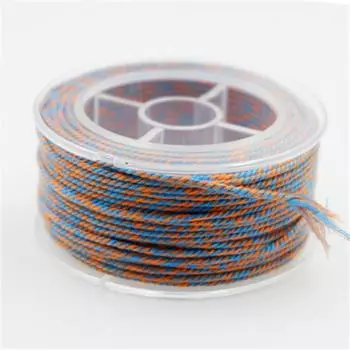 Wenwan Ручной натирающий хлопчатобумажный браслет из износостойкой проволоки из проволоки, бусины Будды, звезды, луны, бриллианты, бусины Бодхи, разноцветная веревка с бахромой, плетеная 1.5mm hand rubbed cotton