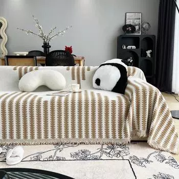 Wenxu диван-полотенце полное покрытие ткань высококачественный легкий роскошный чехол одеяло кожаная подушка анти-кошачья лапа 110*110cm