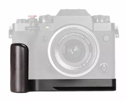 WEPOTO Рукоятка металлическая, черное дерево для Fujifilm X-T4 GP-XT4