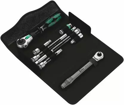 Wera 05135949001 Zyklop Drive set regular import 1/4 8-piece [Japanese product] серебряный