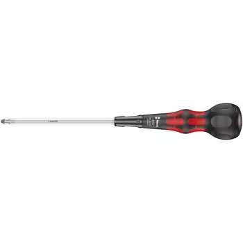 Wera 1850 PH 2 x 150 mm Ball Grip Phillips Screwdriver 05343803001 Black/Red