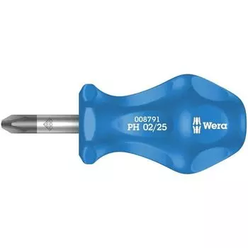 WERA 50 SPH PH2x25mm Diamond Stubby Driver
