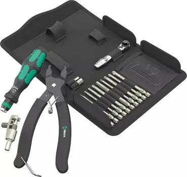 WERA Bicycle Maintenance Tool Set with Storage Case 20-Piece (136042)