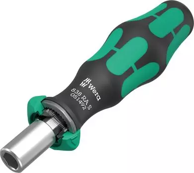 WERA Hex Bit Ratchet Driver 36 Gears Hexagonal Insertion Size Total Length 102mm 051492 6.35mm