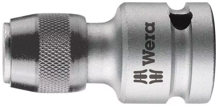 WERA Quick Adapter with Ball Lock 042755 1/4HEX-3/8DR