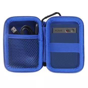 WERJIA Чехол для хранения, совместимый с голосовым рекордером PLAUD NOTE AI, защитный чехол для хранения GPT-4o (синий) синий