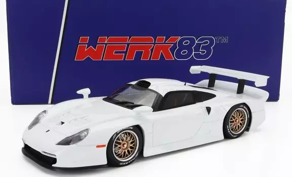WERK83 Mini Car Porsche 911 GT1 PLAIN BODY VERSION 1997 1/18 (White) [Item] белый