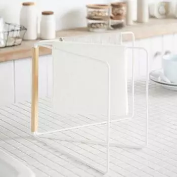 вешалка для кухонных полотенец, столешница, ленивый человек, вешалка для полотенец, вертикальная складная вешалка для хранения вещей