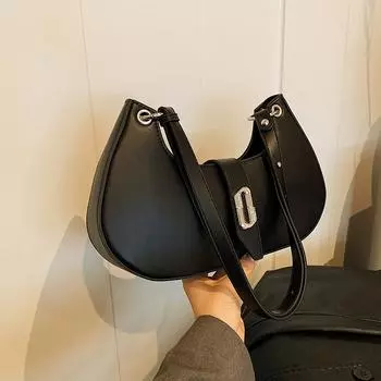 весна и лето, чистый цвет PU материал сумка для пельменей женская сумка через плечо, форма пельменей, мода популярная