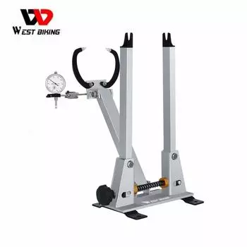 WEST BIKING Подставка для правки велосипедных колес с циферблатным индикатором, точная регулировка колес, колеса разноцветный