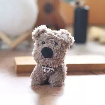 West Highland Miniature Dog Plush Keychain Bag Pendant Pp Cotton Toys Plush