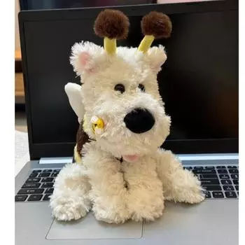 West Highland Puppy Electric Bee Puppy Кукла Bee Stings Dog Электрическая плюшевая пчела Собака Дети Девочка Мальчик Bee Dog