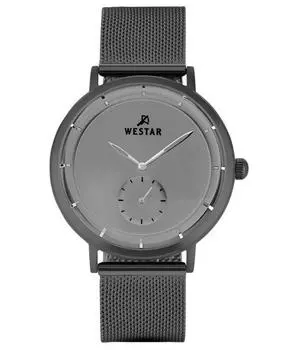 Westar Profile Кварцевые часы из нержавеющей стали с серым циферблатом 50247GGN106 Мужские часы