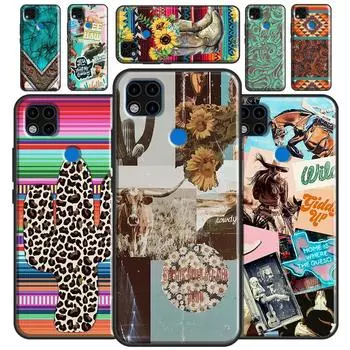 Western Cowgirl Cowboy Boho Эстетика для Redmi 10 Чехол для Xiaomi Redmi Note 11 Pro 8 9 10 Pro 8T 9S 10S 9A 9C 9T Чехол Fundas Redmi 7A