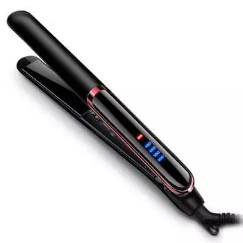 Wet And Dry Use 2-in-1 Hair Straightener Negative Ions Hair Iron Hairstyle Design Hair Curler чёрный