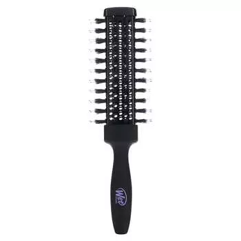 Wet Brush, Break Free, круглая щетка для создания пляжных волн и плотных завитков, черная, 1 щетка