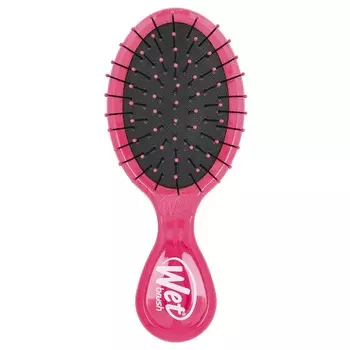 Wet Brush, мини-щетка для распутывания волос, розовая, 1 шт.