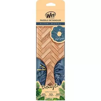 Wet Brush Paddle Detangler Naomi Model Herringbone