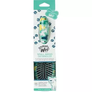 Wet Brush Влажная щетка Pet щетка для собак, а также для длинных и коротких пород No мелких пород распутывающая [Подлинный продукт] (для кошек, массаж) [Маленькие собаки, волосы, волосы]