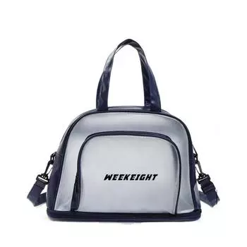 Wet Dry Separate Compartment PVC Swimming Bag Large Capacity Luggage Tote Gym Workout S