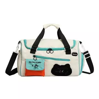 Wet Dry Separation Cartoon Travel Duffel Bag Portable Travel Luggage Bag Sports Accessories