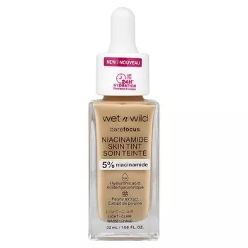 Wet n Wild, Barefocus, Niacinamide Skin Tint, 1116092 Light, 32ml (1.08fl oz)