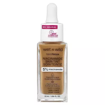 Wet n Wild, Barefocus, Niacinamide Skin Tint, 1116325 Deep, 32ml (1.08fl oz)