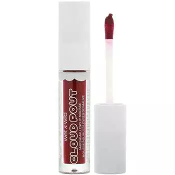 wet n wild, Cloud Pout, зефирный мусс для губ, I m on cloud wine, 3 мл (0,10 жидких унций)