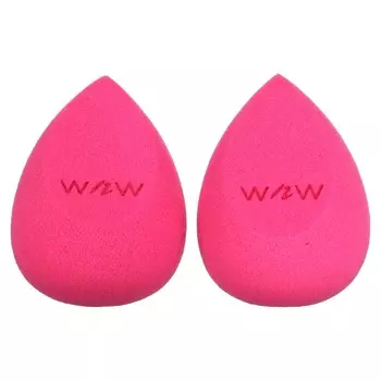 wet n wild, makeup sponge, double tap, pink, 2 packs